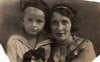 With mother. C. 1935